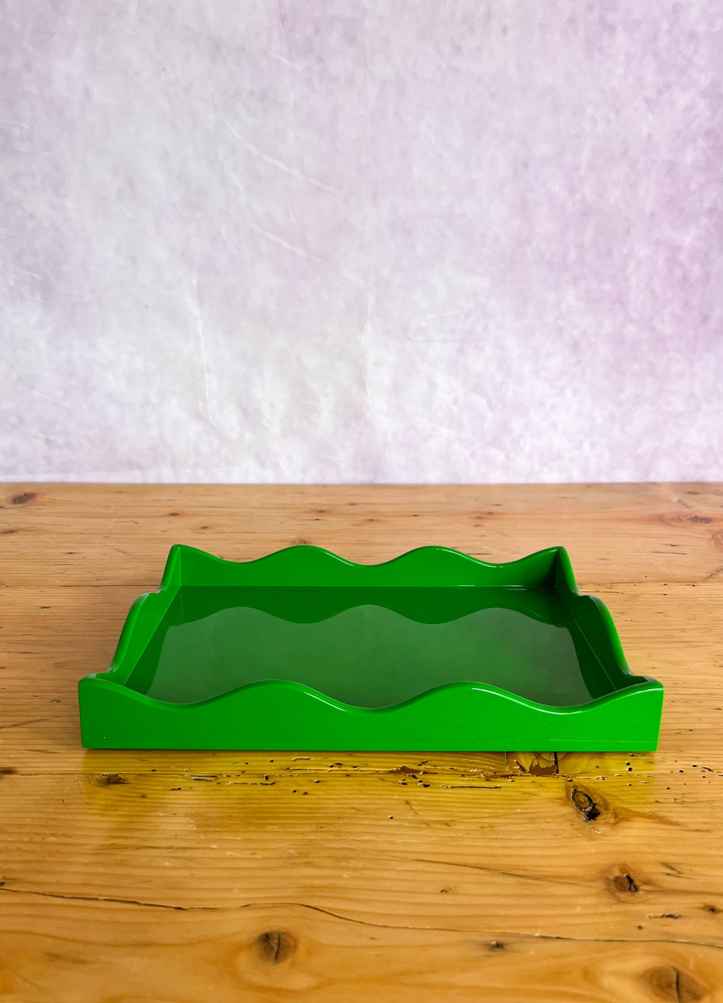 Rita Konig Belles Rives Lacquer Tray - Kermit