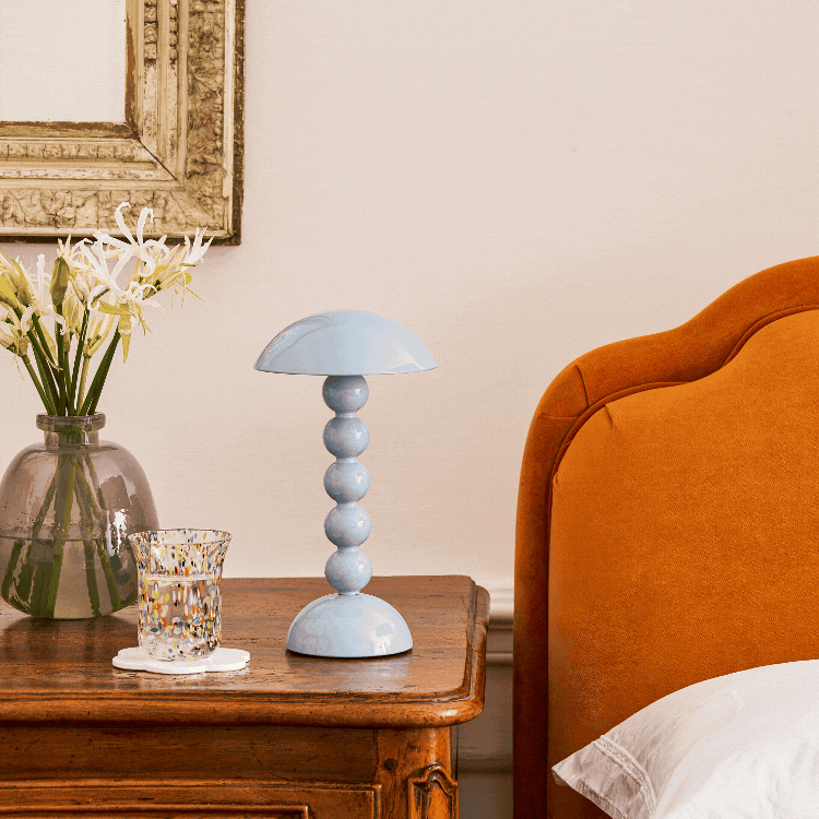 Rechargeable Bobbin Lamp - Pale Denim