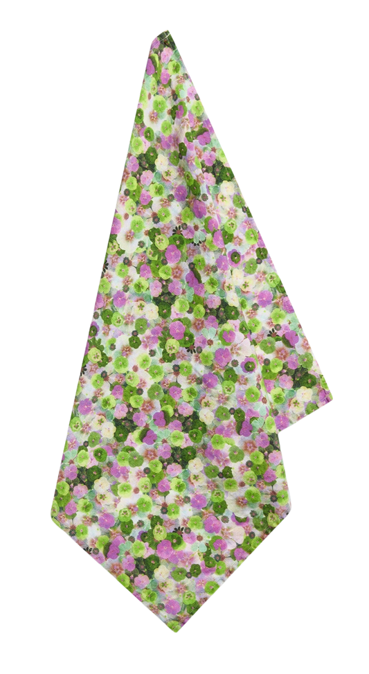Le Marché aux Fleurs Floral Linen Napkin