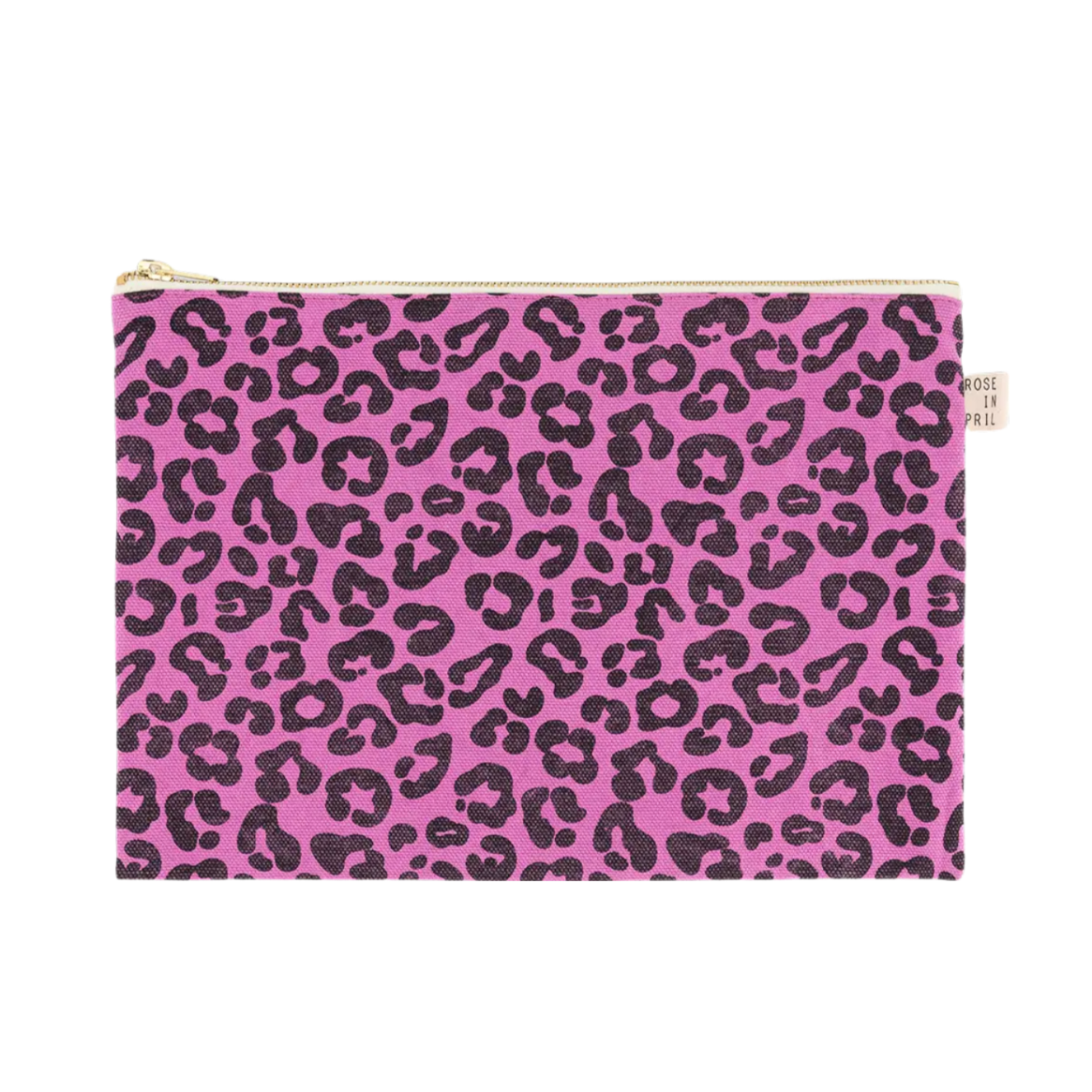 Large Zip Pouch - Cheetah