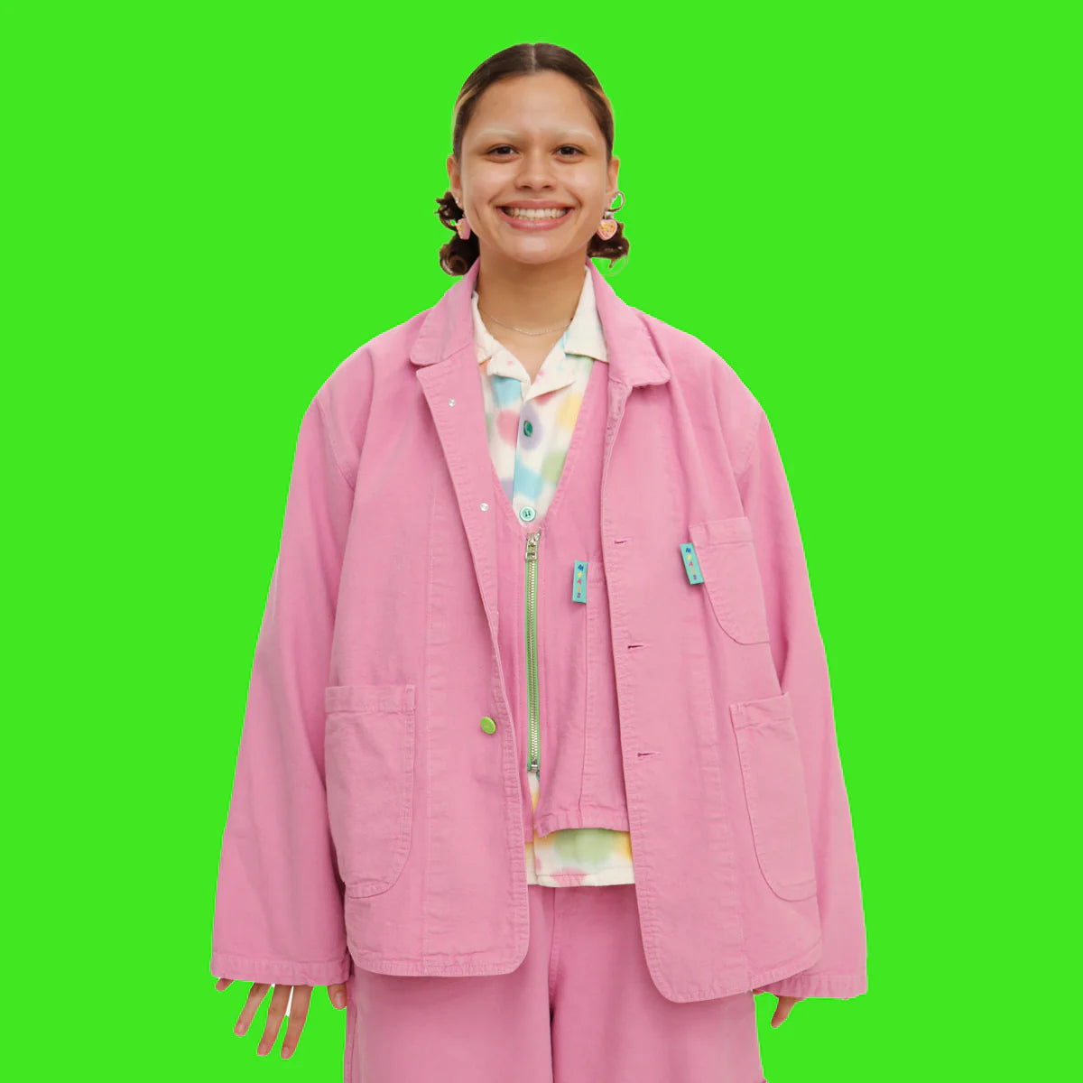Forager Coat - Donut Box Pink