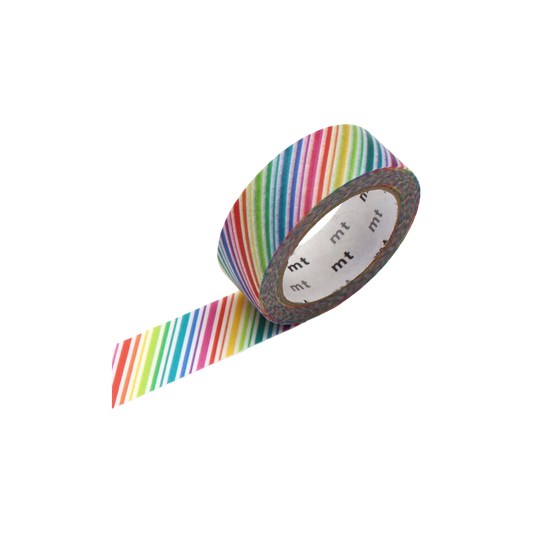 Rainbow Stripe Washi Tape - 15mm (3m)
