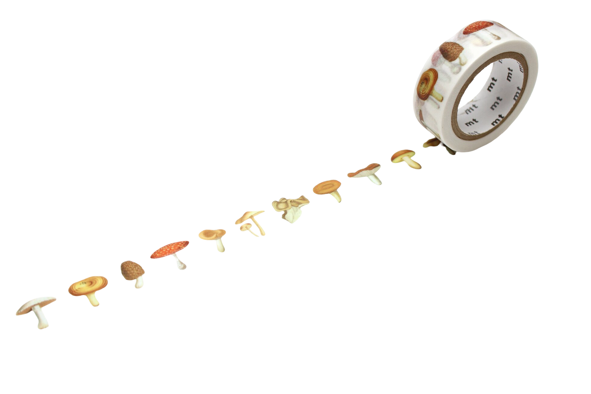Mushroom Washi Tape - 15mm