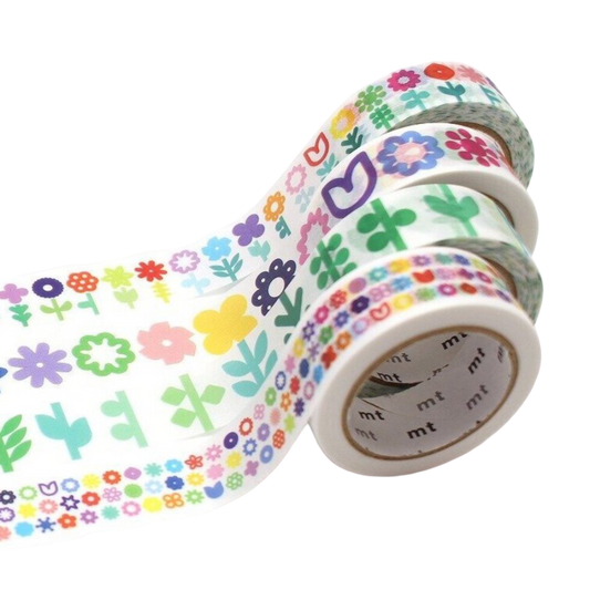 Set of 4 Kapitza Washi Tape - 15mm (3m)