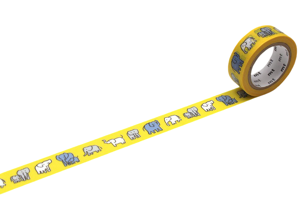 Elephant Washi Tape - 15mm
