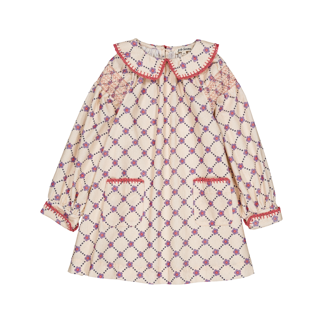 Martha Dress - Floral Check