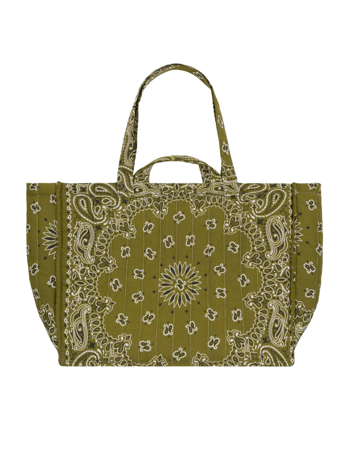 Maxi Cabas Quilted Colorblock Tote Bag - Carry Your Luck