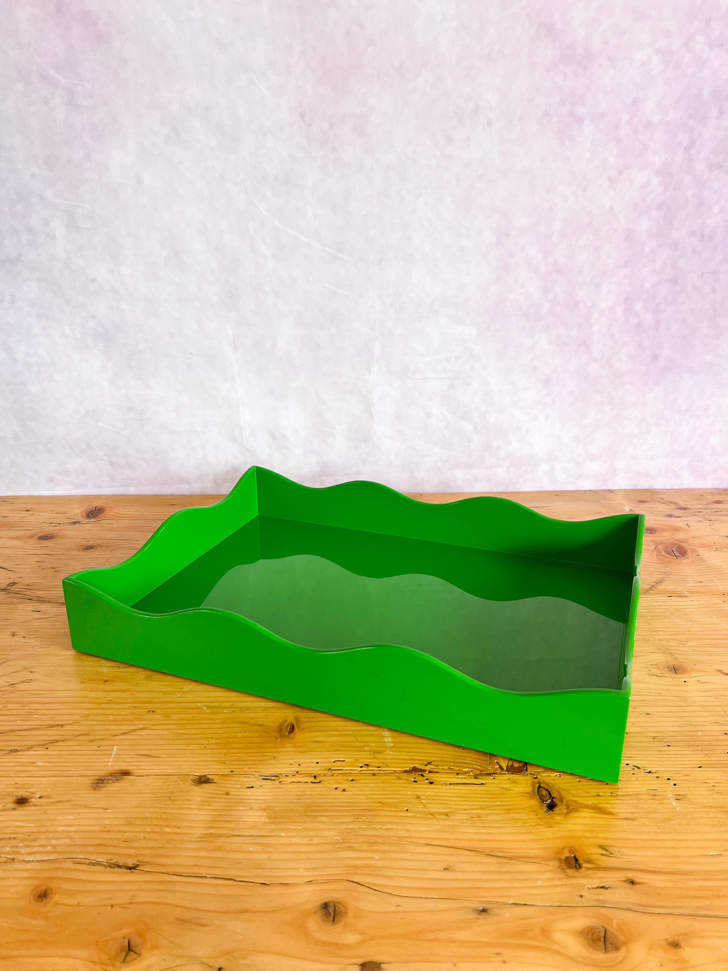 Rita Konig Belles Rives Lacquer Tray - Kermit
