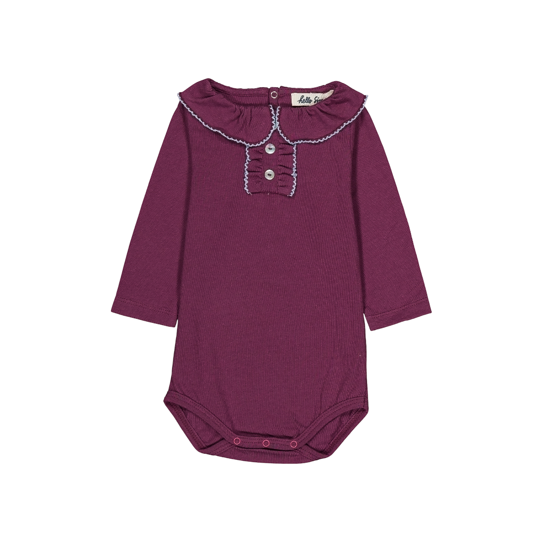 Pistache Baby Bodysuit - Amaranth