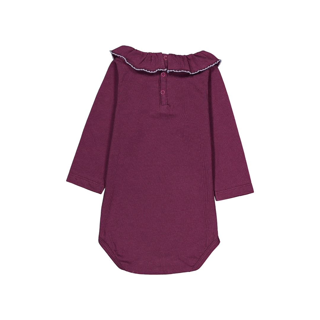 Pistache Baby Bodysuit - Amaranth