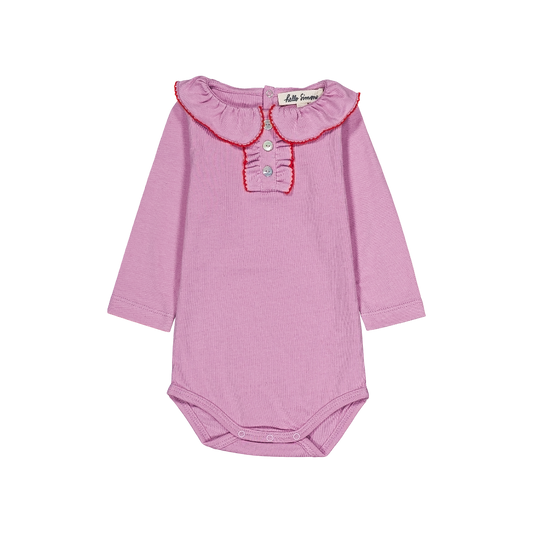 Pistache Baby Bodysuit - Orchid
