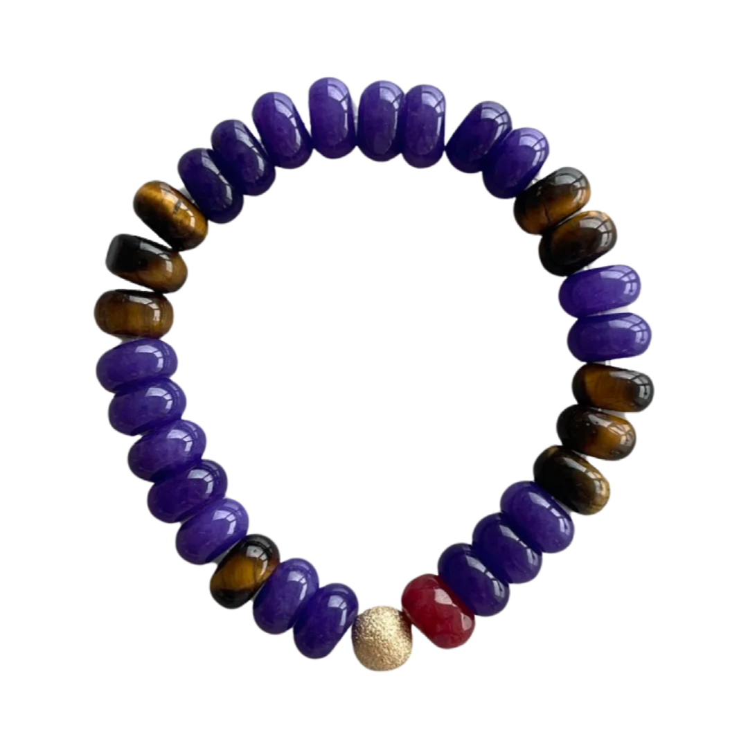 Purple Tiger Bracelet