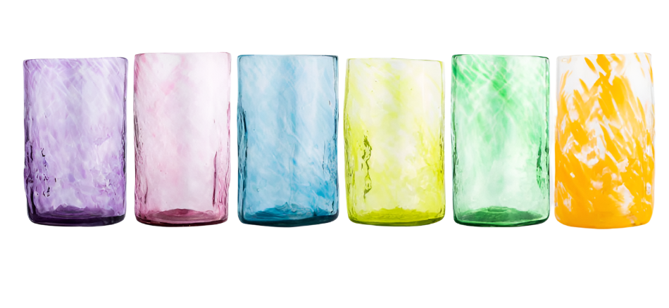 Rainbow Paradise Tall Tumblers - Set of 6