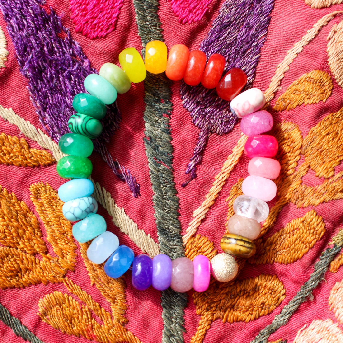 Cardoon Rainbow Bracelet