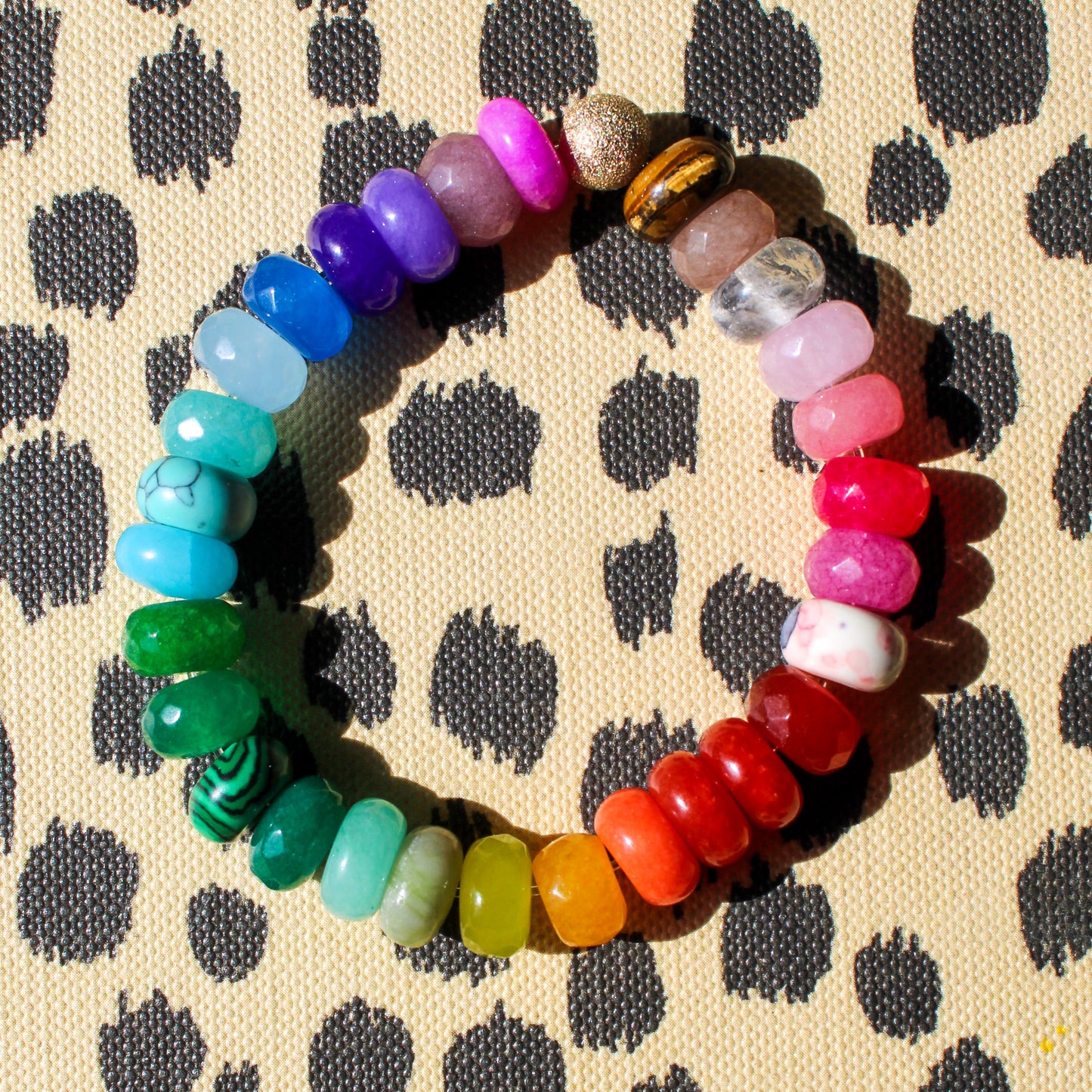 Cardoon Rainbow Bracelet