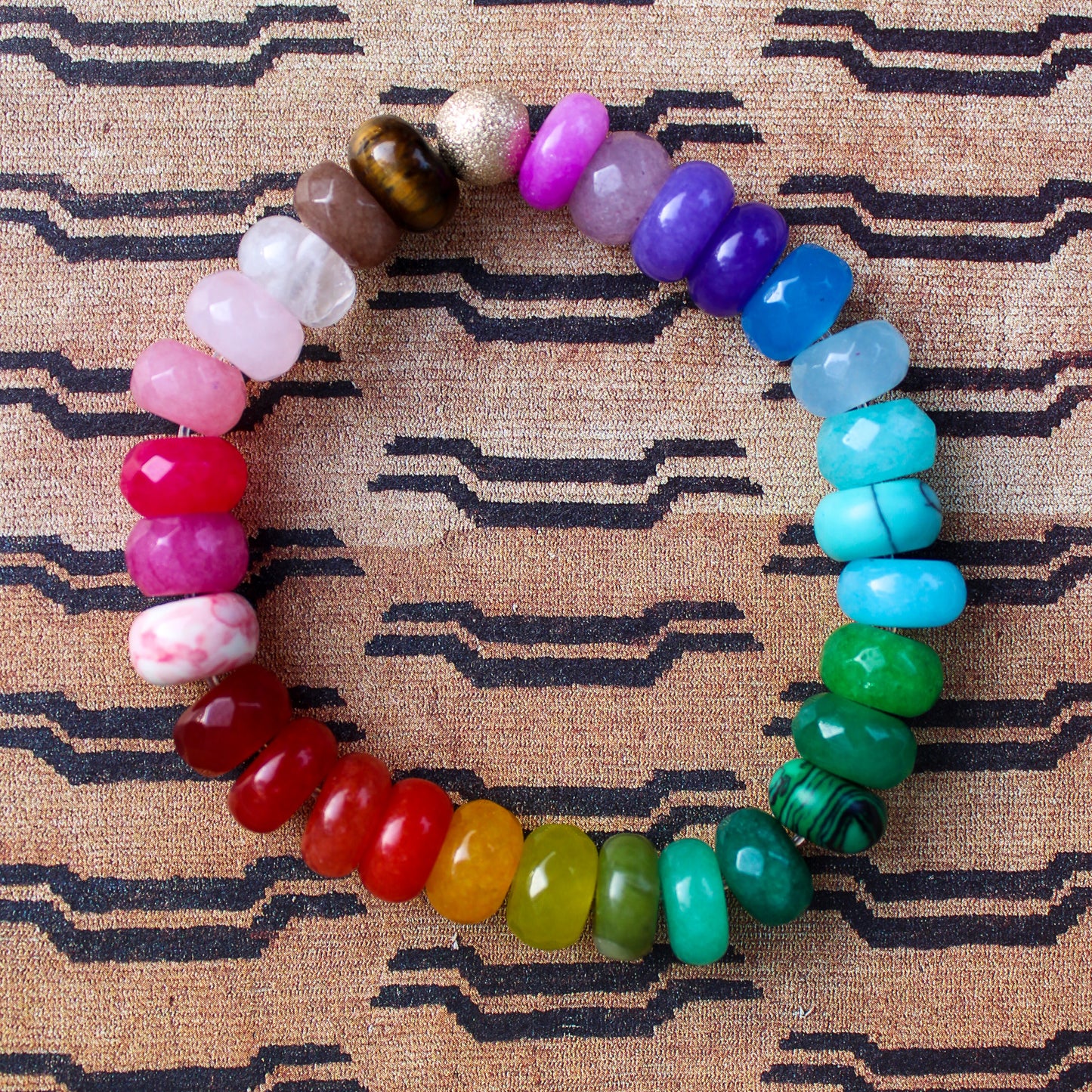 Cardoon Rainbow Bracelet