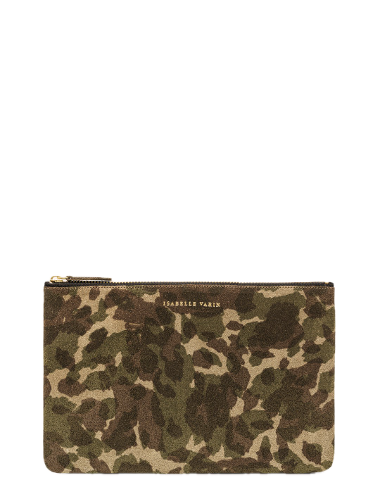 Shimmer Leather Pouch - Medium