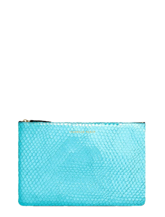 Shimmer Leather Pouch - Medium