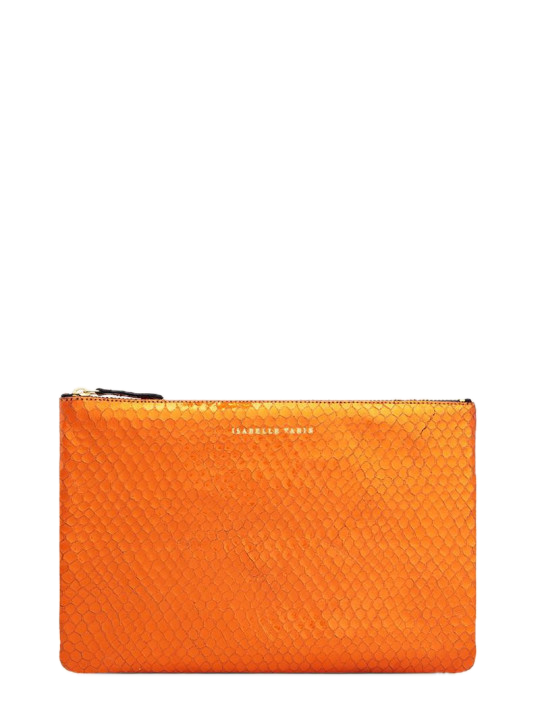 Shimmer Leather Pouch - Medium