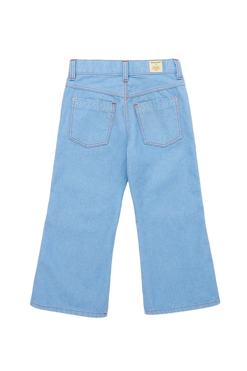 Slim Flared Jeans - Baby Blue
