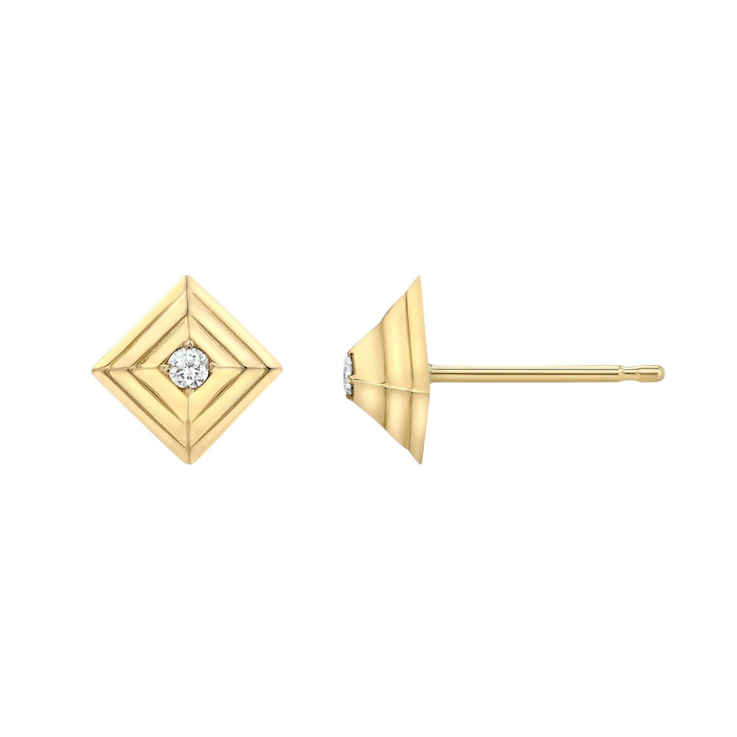 Sofi Stud Earrings - Diamond