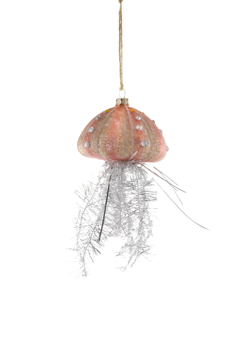 Tinsel Jellyfish Ornament