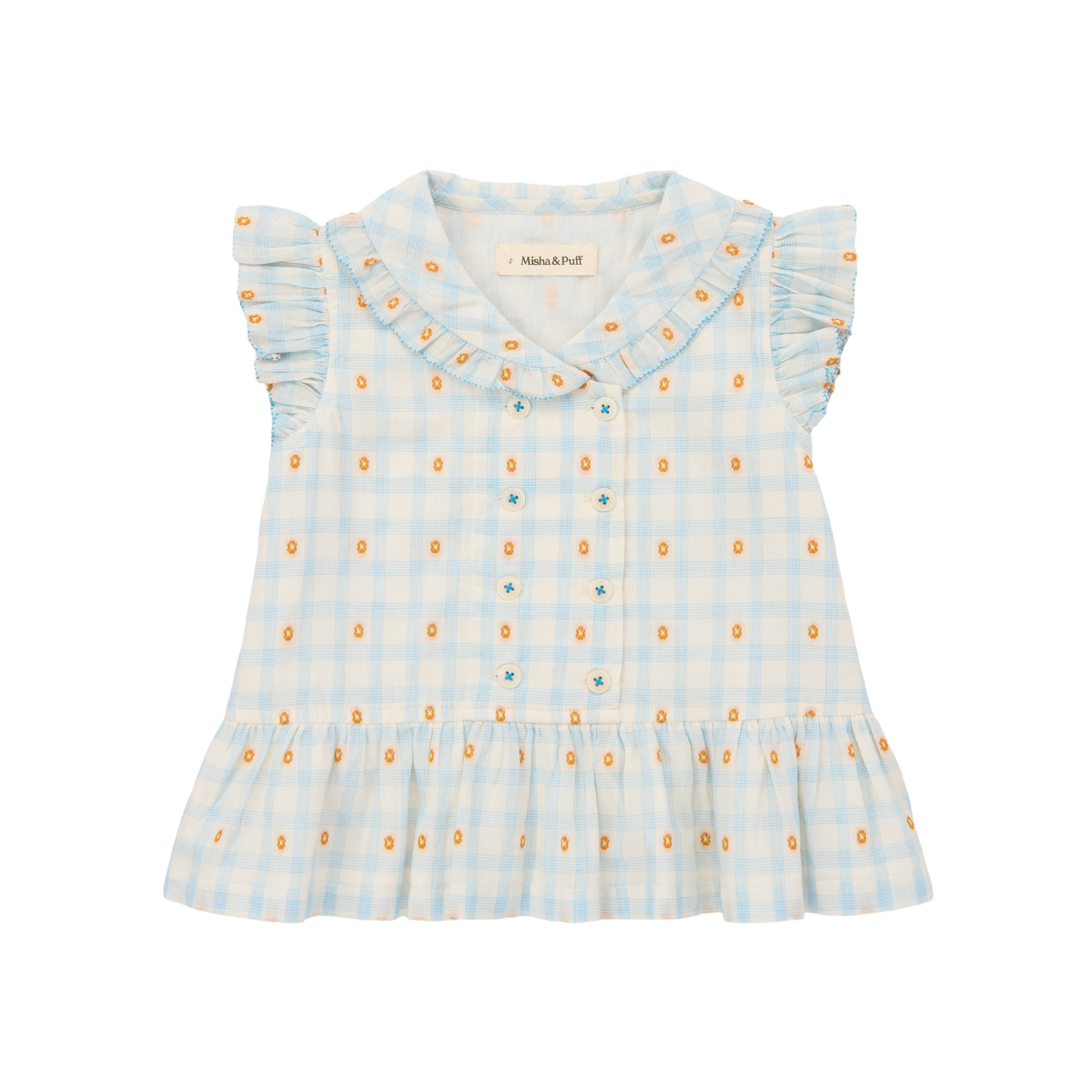 Voyage Shirt - Bright Sky Blossom Plaid