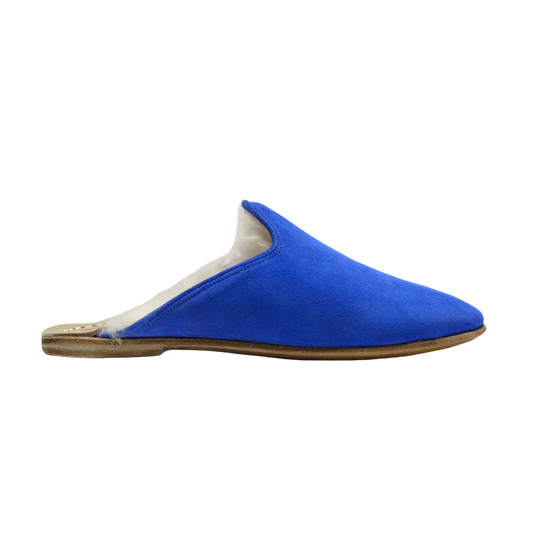 Electric Blue Shearling Baba