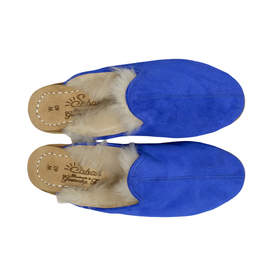 Electric Blue Shearling Baba