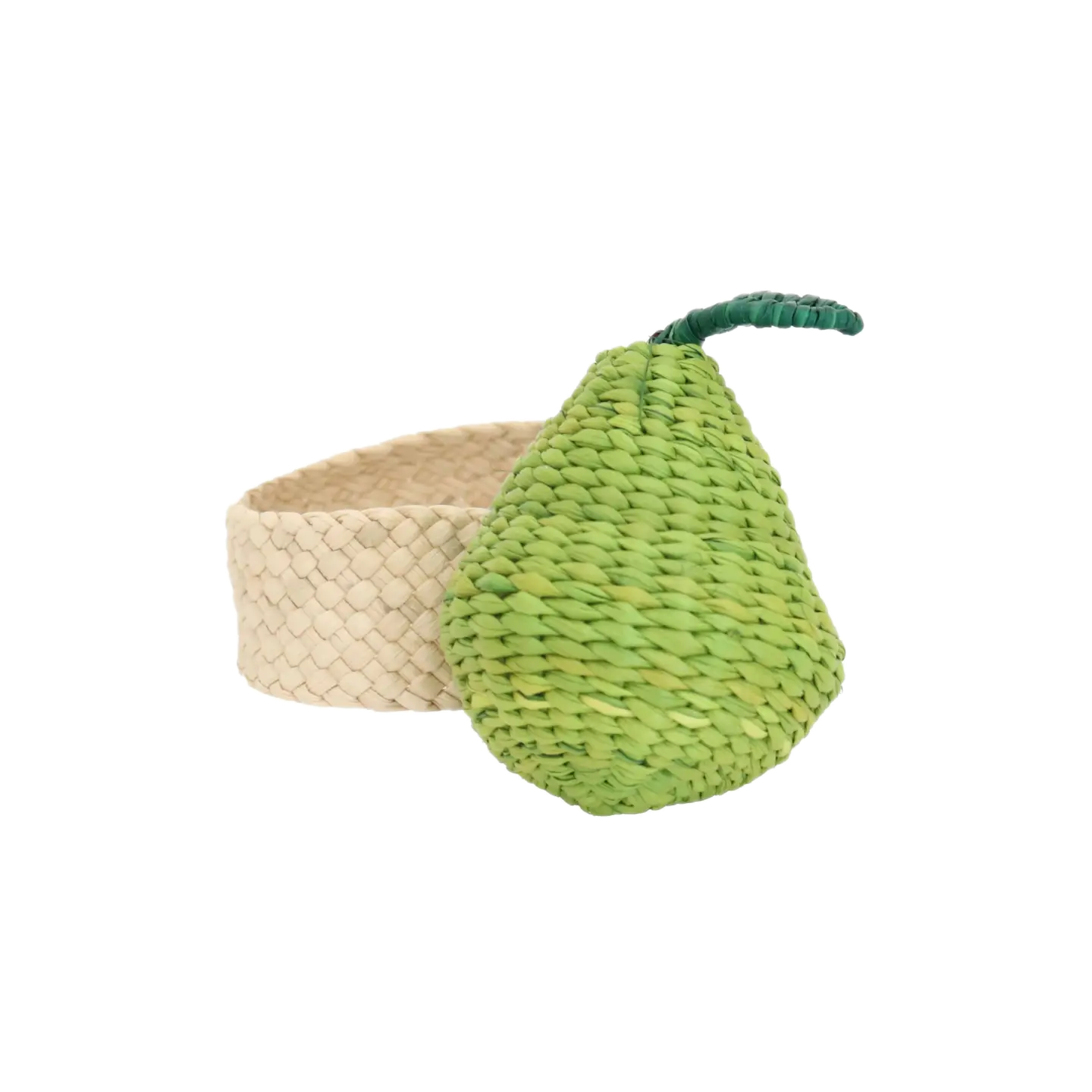 Woven Fruit Napkin Ring - Pear