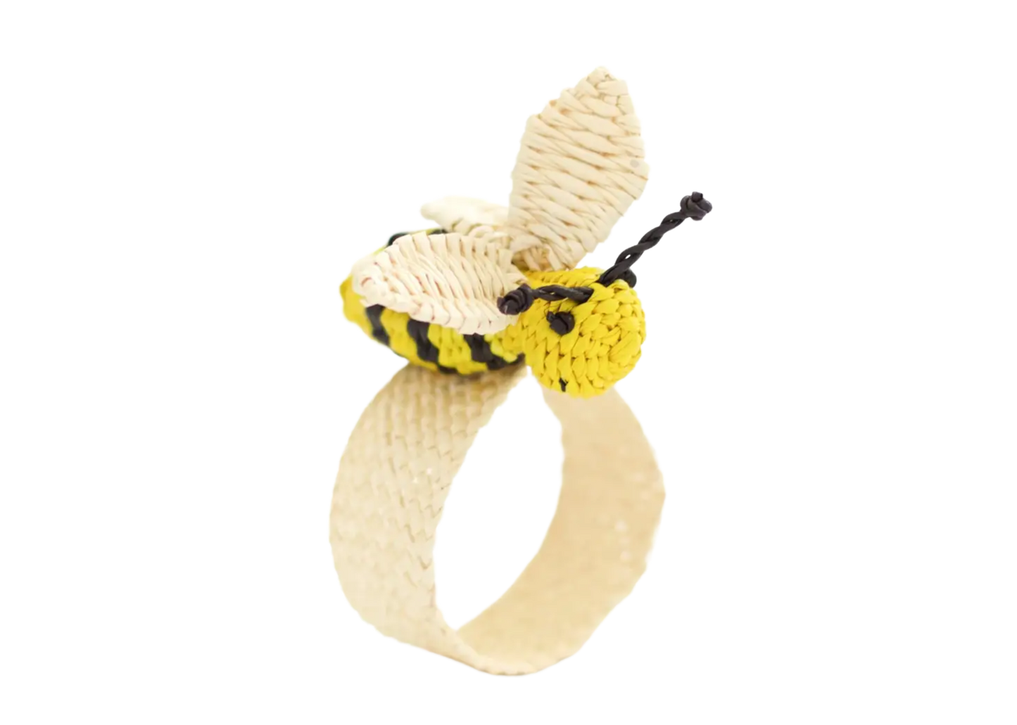 Woven Napkin Ring - Bee