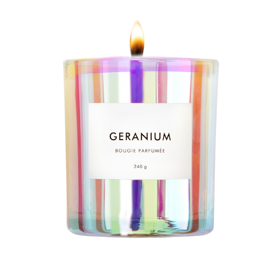 Geranium Scented Candle