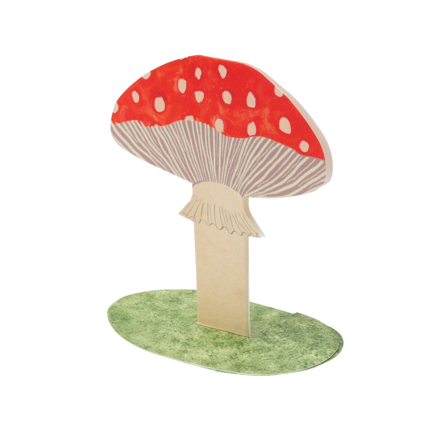 Toadstool Stand-Up Card