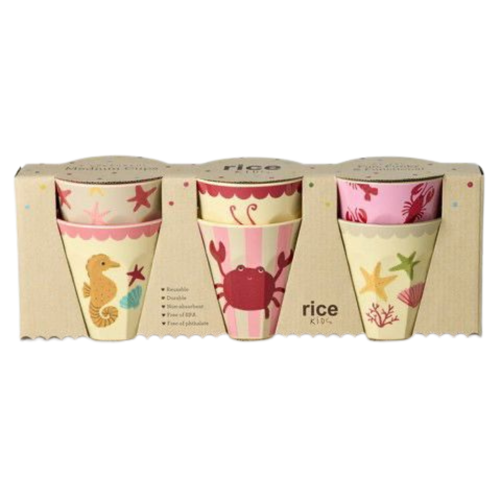 Ocean Melamine Cups - Set of 6