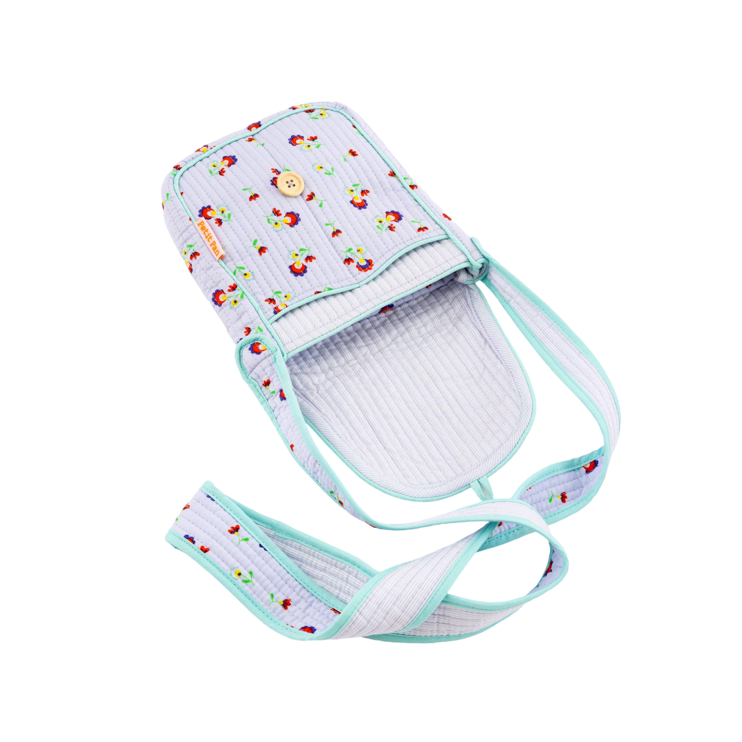 Quilted Cross Body Satchel Bag