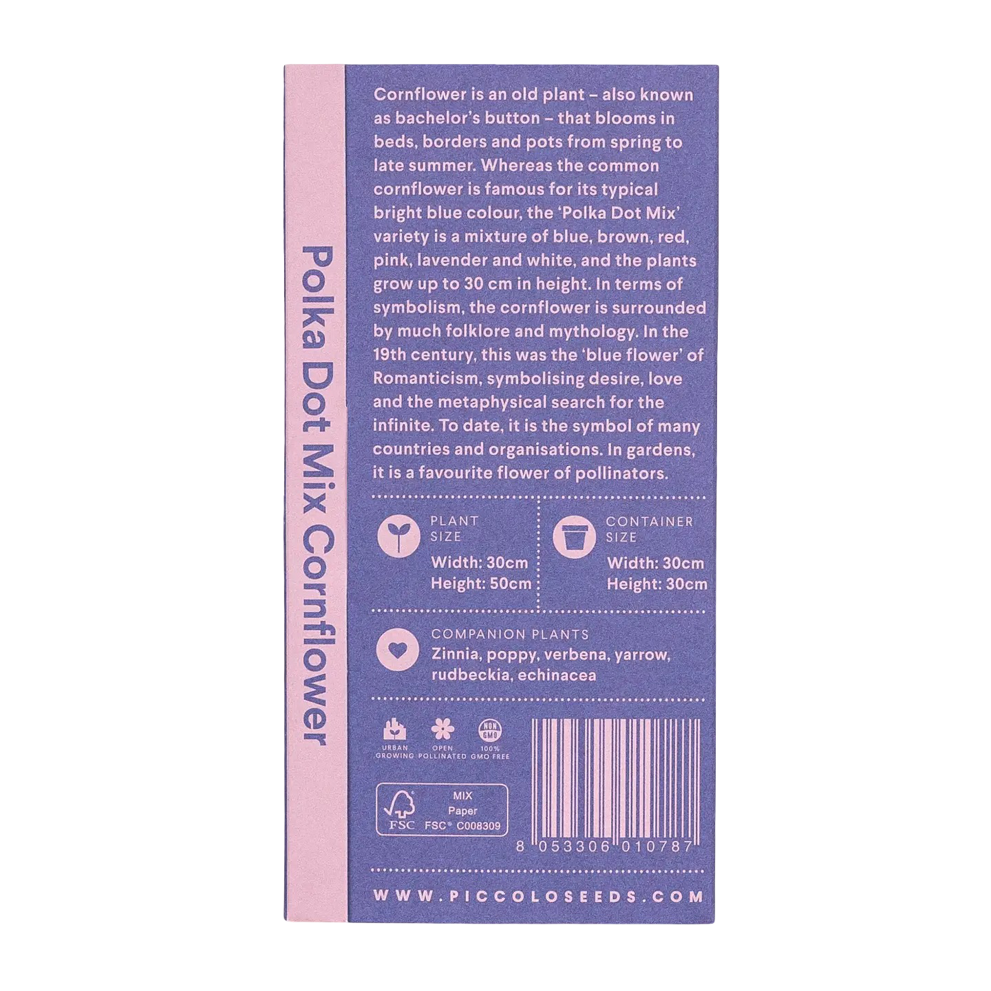 Italian Flower Seed Packets