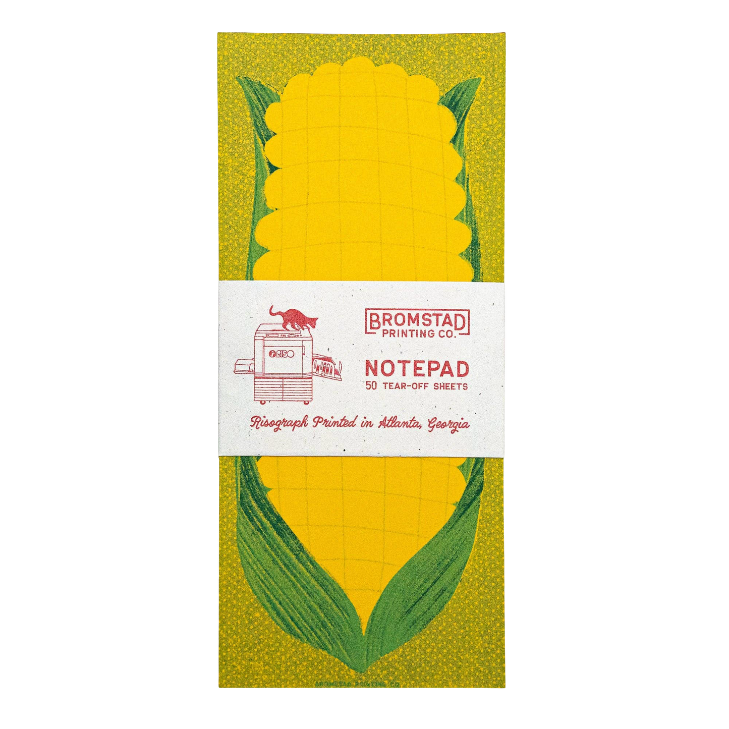Corn Risograph Notepad