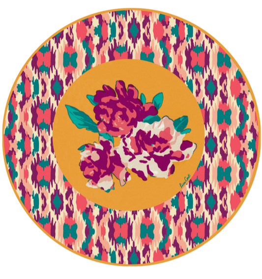 Dali' Peony Placemat - Honey