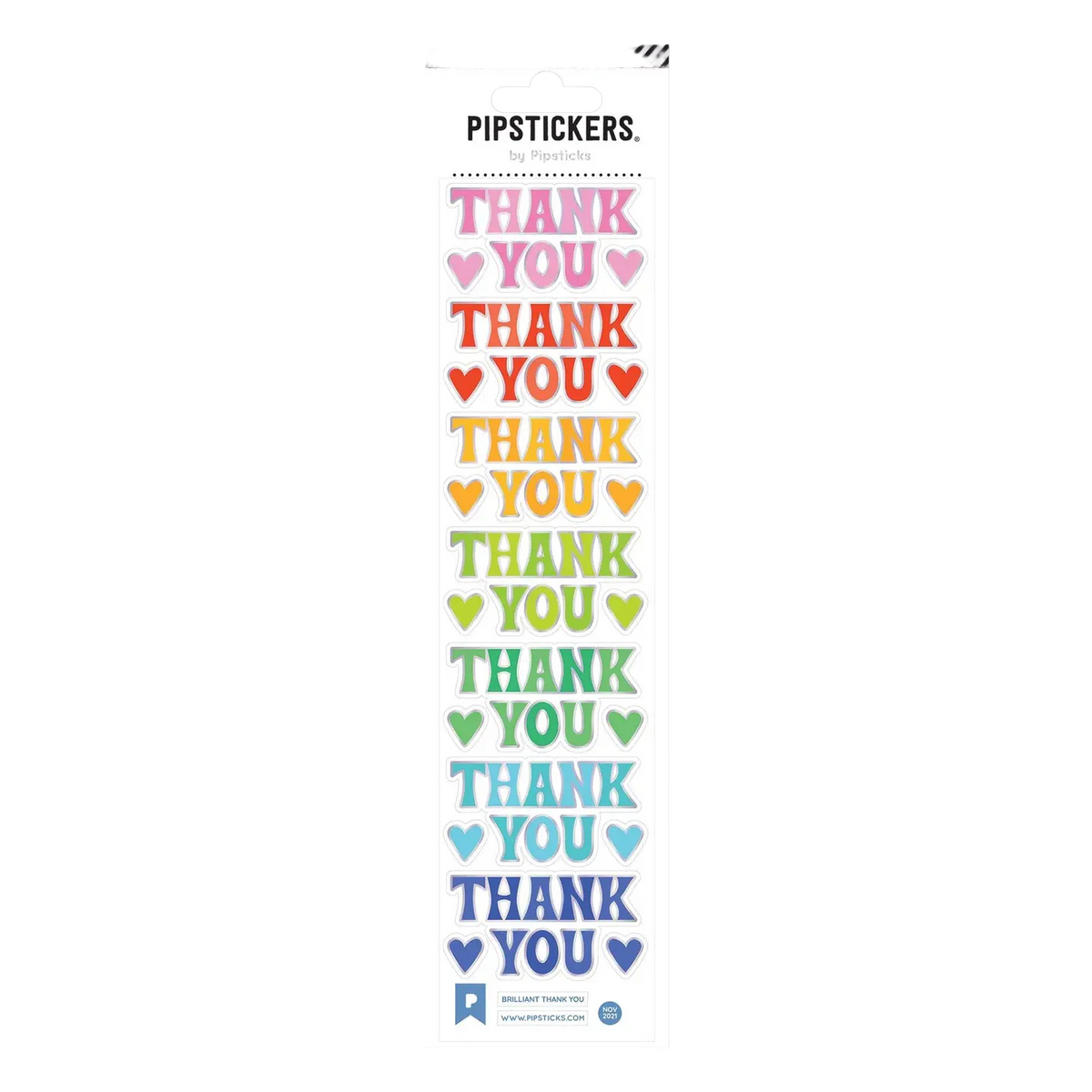 Brilliant Thank You Stickers