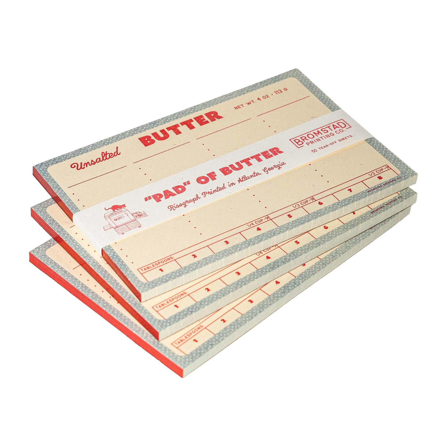 Butter Risograph Notepad