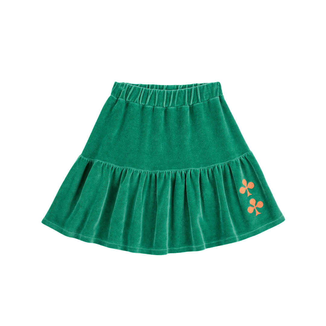 Clover Velvet Skirt