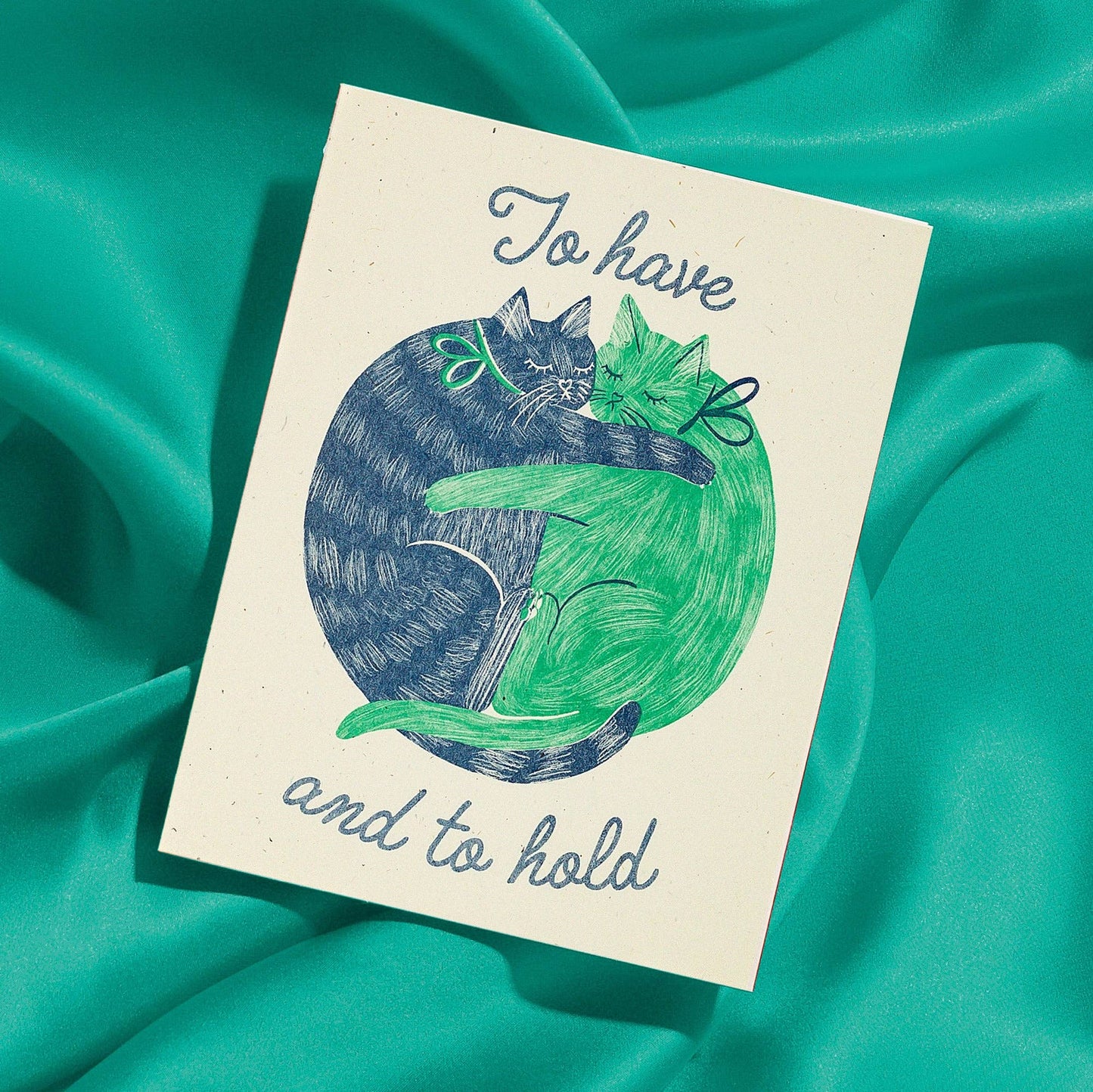 To Have And To Hold Risograph Card