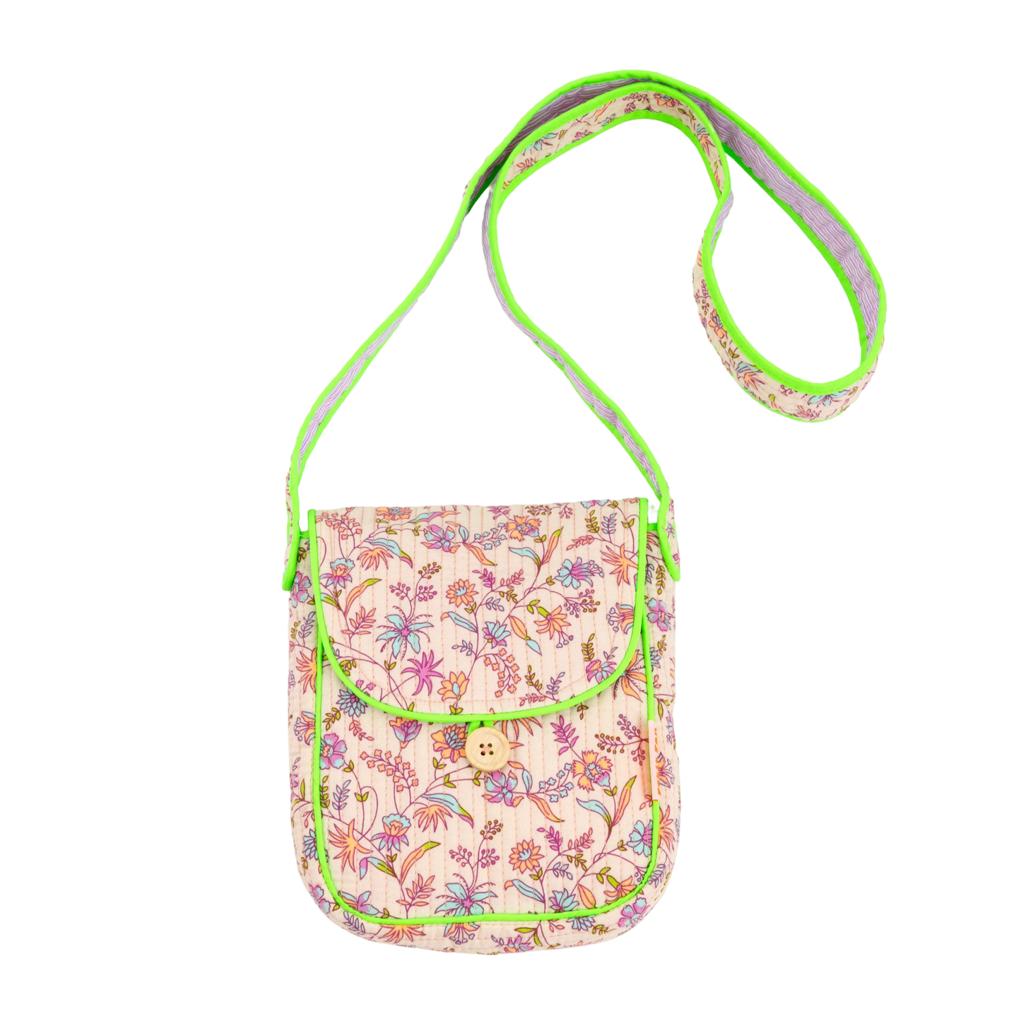 Quilted Cross Body Satchel Bag