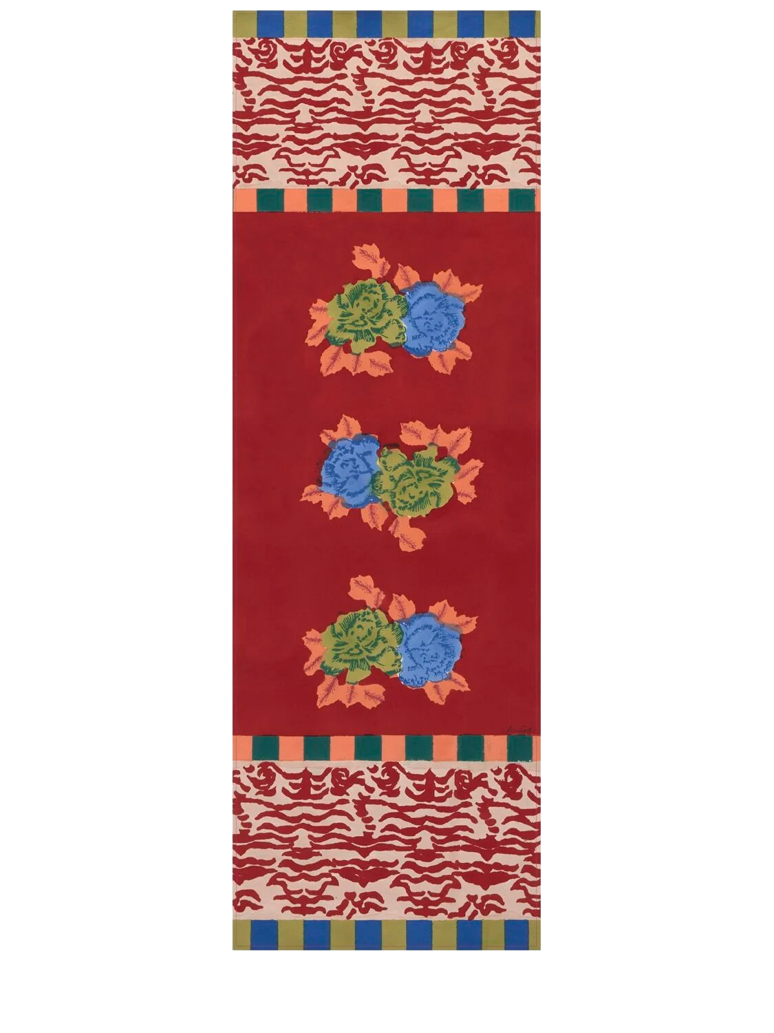 Cotton Runner - Indian Tiger Red