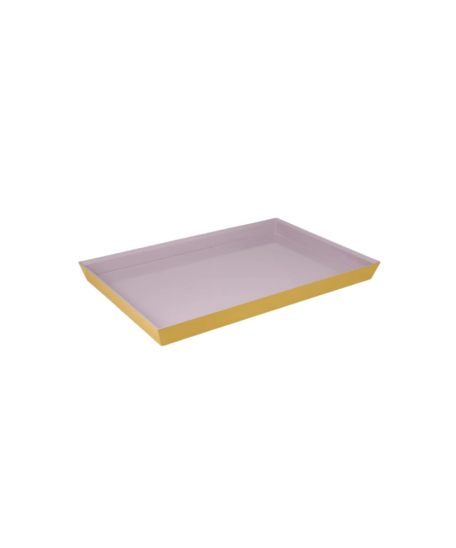 Bloomsbury Tray - Light Gold & Lilac