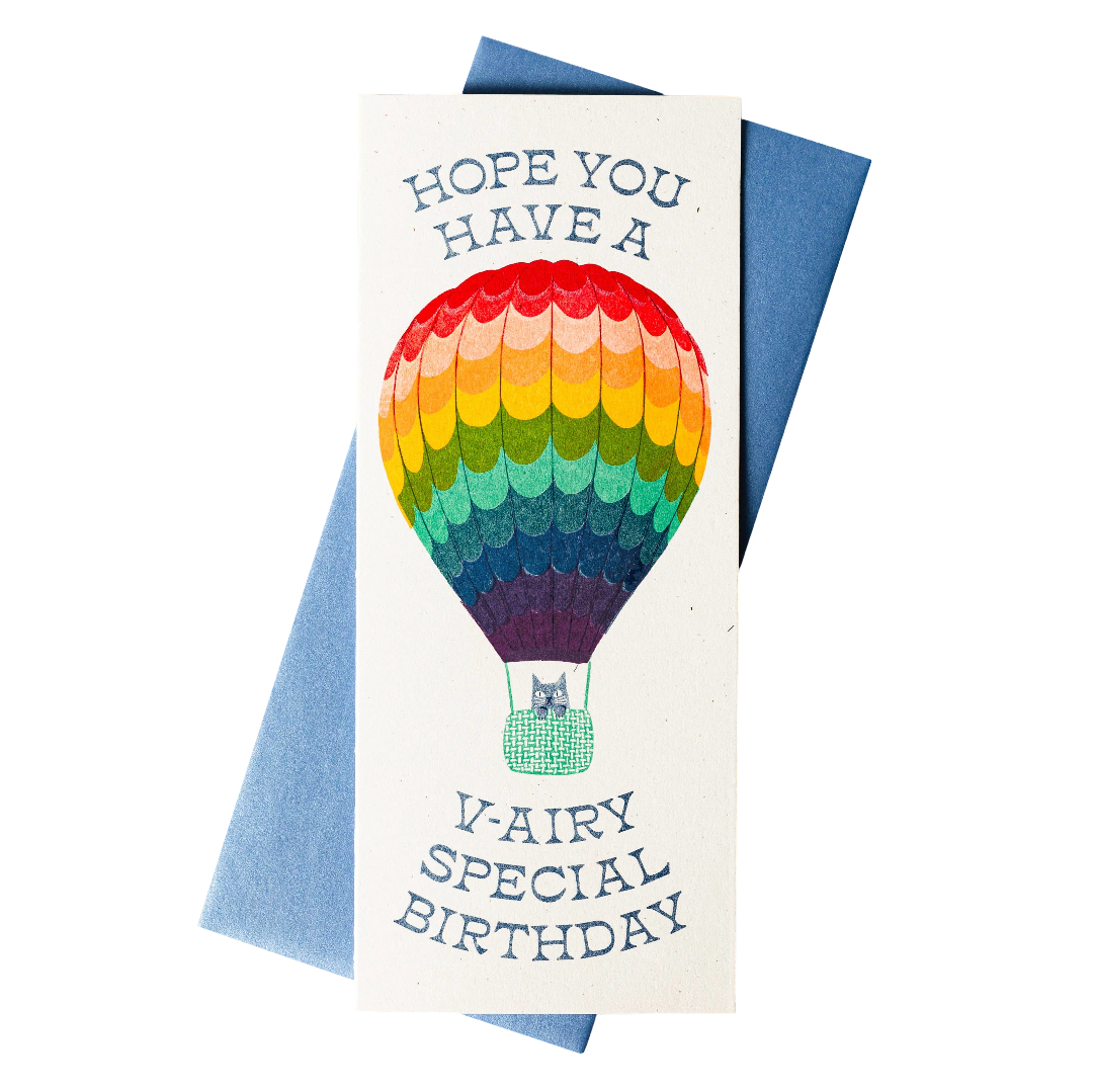 V-Airy Special Birthday Risograph Card
