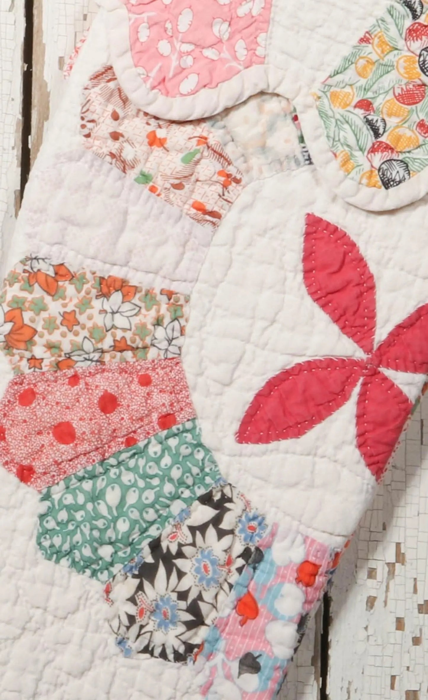 Vintage Quilt Stocking No. 5