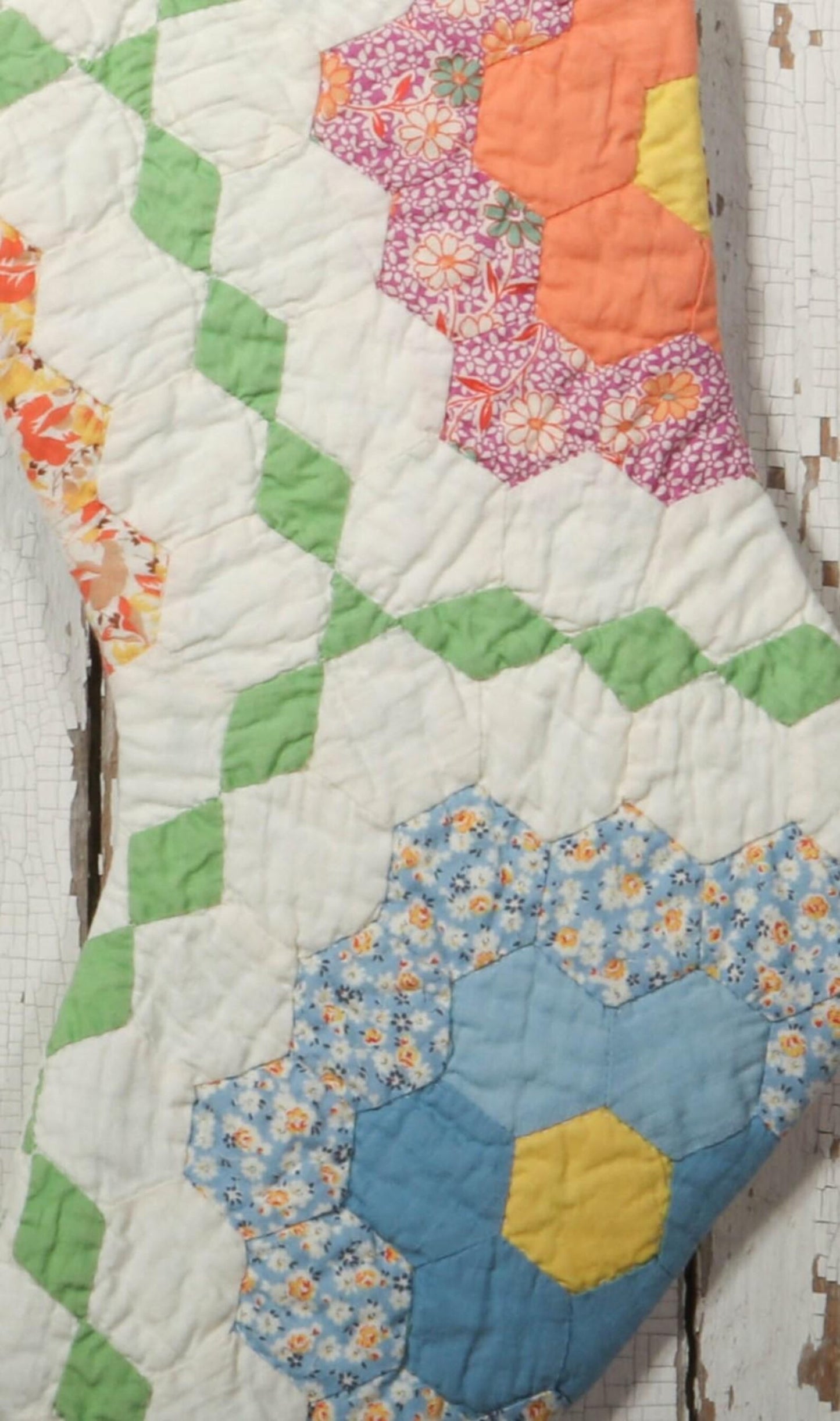 Vintage Quilt Stocking No. 12