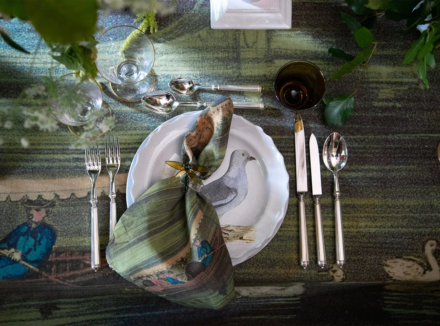 S&B x John Derian 'Central Park' Linen Napkin
