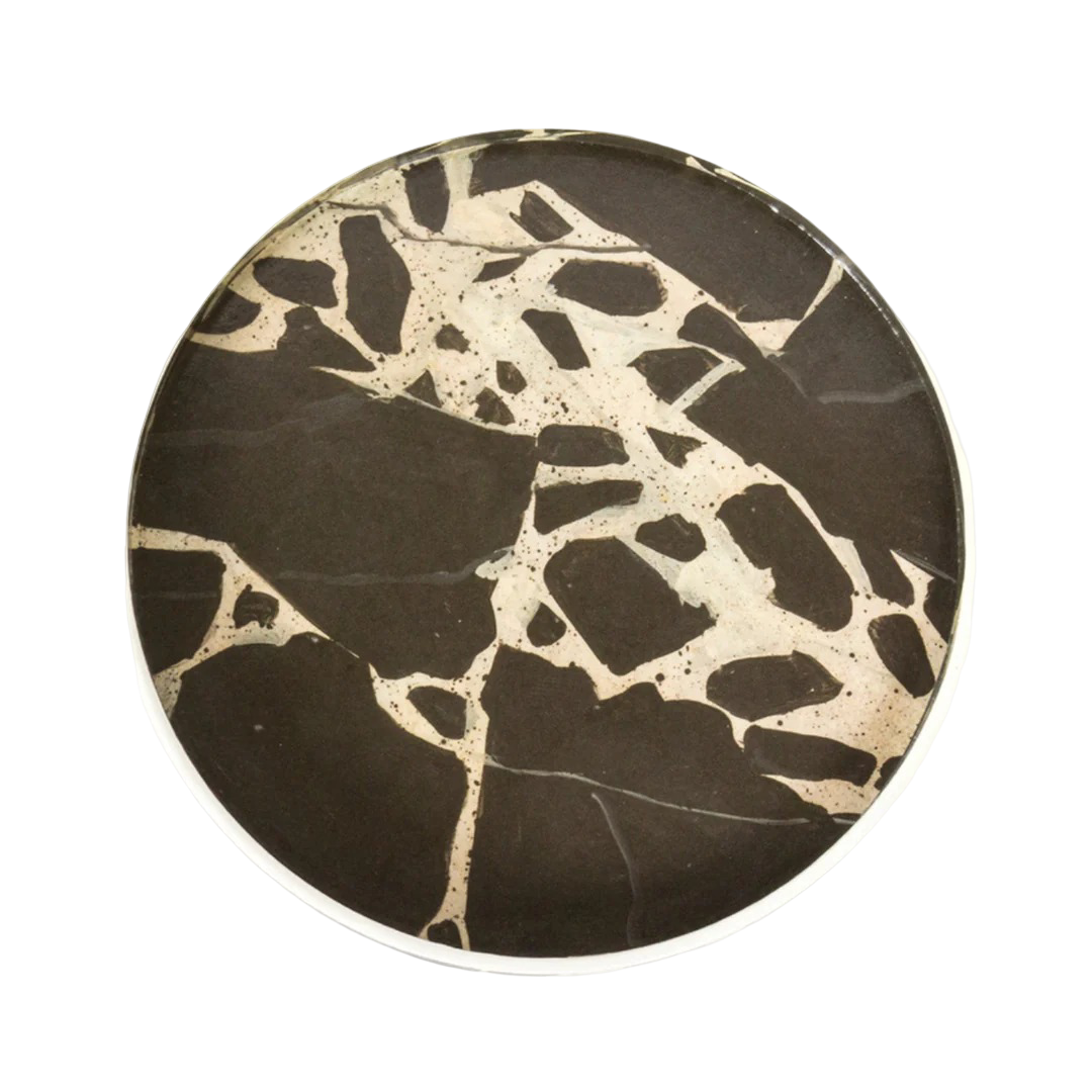 French Grand Antique Marble Tray